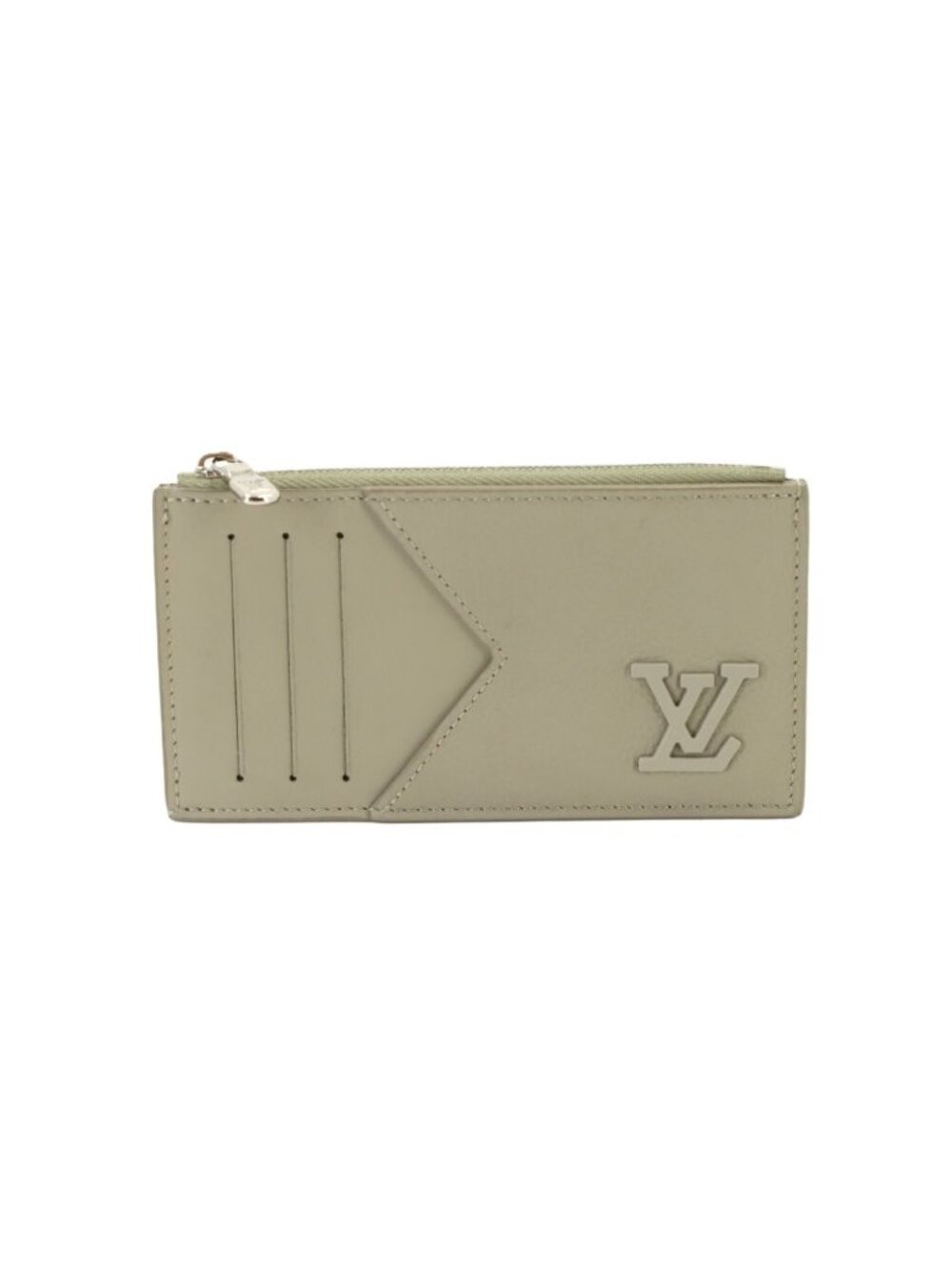 Louis Vuitton LV Aerogram Coin Card Holder Purse Sage